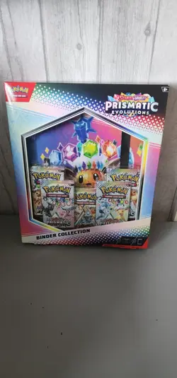Pokemon TCG Scarlet & Violet Prismatic Evolutions Binder Collection New Sealed - Image 1