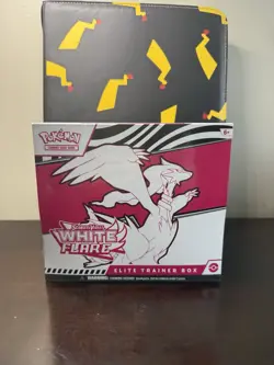 Pokemon TCG Elite Trainer Box Scarlet & Violet White Flare Collectors Edition - Image 1