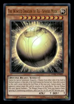 The Winged Dragon of Ra - Sphere Mode DPBC-EN001 Battle City Yu-Gi-Oh NM - Image 1