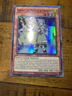 Crowley, the Magistus of Grimoires GEIM-EN001 1st Edition Super Rare PL + BONUS - Image 1