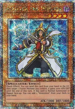 Yu-Gi-Oh! Aleister the Invoker Alt Art RA04-EN024 Quarter Century Secret Rare - Image 1