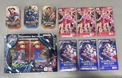 One Piece Illustration Box vol.6 - 3x EB-03 - 3x OP14-EB04 - 3x Volume 2 Tins - Image 1