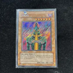 Yu-Gi-Oh! TCG Jinzo Pharaoh's Servant PSV-000 1st Edition Secret Rare LP - Image 1