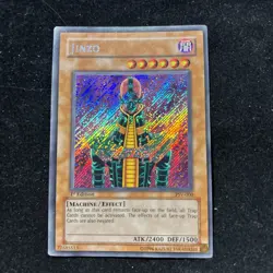 Yu-Gi-Oh! TCG Jinzo Pharaoh's Servant PSV-000 1st Edition Secret Rare LP - Image 2