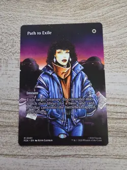 TMNT Borderless Path Of Exile Near Mint (0001) Mythic Card - Image 1