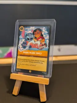 Disney Lorcana Ohana Means Family 32/204 Stitch Lilo Action Card Regular - Image 1