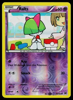 Pokemon Card BREAKthrough Ralts 68/162 Common Reverse Holo - Image 1