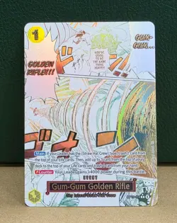 One Piece Card Game - Gum-Gum Golden Rifle (Alternate Manga) - OP15-116 English - Image 1
