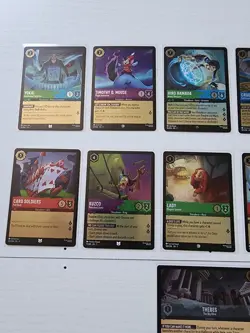 Lot Of 16 Lorcana Card All Holo Various Sets NM And Lp - Image 2