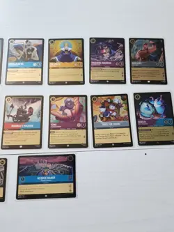 Lot Of 16 Lorcana Card All Holo Various Sets NM And Lp - Image 3