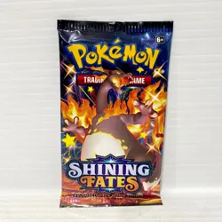 1x Shining Fates Charizard Sealed Pokemon Card Booster Pack - Image 1