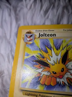 Jolteon 20/64 Jungle Pokemon Card Rare - Non Holo - Image 2