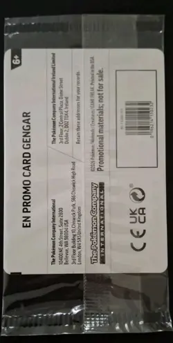 ✅$30 OFF✅Gengar 050/088 - EB Games Promo ✅SEALED Pokemon TCG Promo Card✅ - Image 2