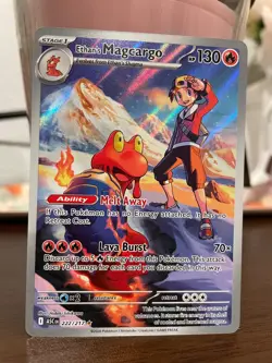 Pokemon TCG Ethan's Magcargo 222/217 Me: Ascended Heroes Holo Card NM - Image 1