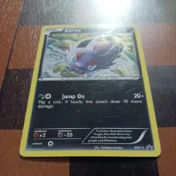 Pokemon TCG Zorua BW12 Black Star Promo Holo LP - Tomokazu Komiya Card - Image 2