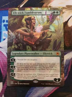 MTG AFR - Ellywick Tumblestrum Borderless NM - Image 1