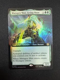 Mutagen Man, Living Ooze (EXTENDED FOIL) - TMNT (Magic) NM - Image 1