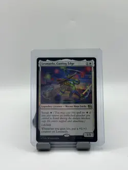 MTG, Leonardo, Cutting Edge FOIL $3 ORDER MIN Teenage Mutant Ninja Turtles Foil - Image 1