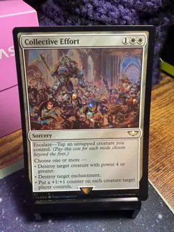 Collective Effort (Surge Foil) Universes Beyond: Warhammer 40000 Foil, #183 - Image 1