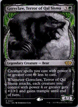 Goreclaw, Terror of Qal Sisma (Halo Foil) R March of the Machine: Multiverse Leg - Image 1