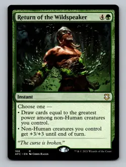 Return of the Wildspeaker R Commander: Adventures in the Forgotten Realms 168 NM - Image 1