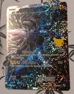 Pokemon Zekrom Celebrations Classic Collection Holofoil Card 114/114 LP - Image 1