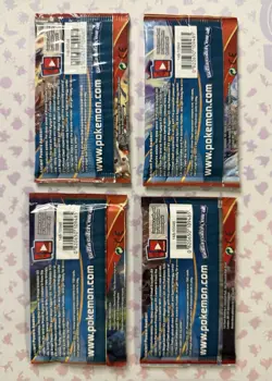 2015 Pokemon Primal Clash Booster Complete Art Set (4 Packs) Factory Sealed - Image 3