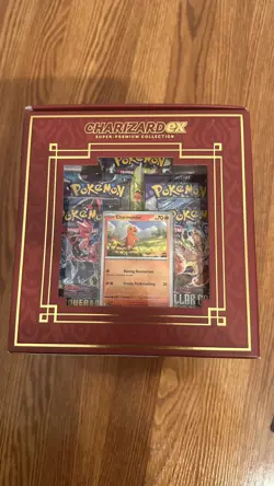 Pokemon TCG Charizard ex Super Premium Collection Box Sealed New - Image 4