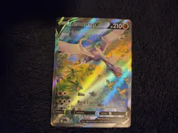 Pokemon TCG Aerodactyl v 180/196 Lost Origin Alt Art Holo Rare - Image 3