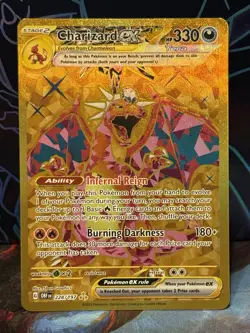 Pokemon TCG Charizard ex Sv03: Obsidian Flames 228/197 Holo Hyper Rare - Image 1