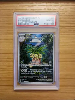2025 POKEMON MEG EN-MEGA EVOLUTION ILLUSTRATION RARE #135 EXEGGUTOR PSA 10 - Image 1