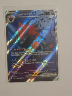 Pokemon TCG N's Zoroark EX #175/159 FULL ART SV: Journey Together - Image 1