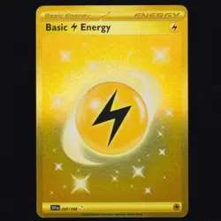 Basic Lightning Energy 257/198 Scarlet & Violet Hyper Rare Pokemon TCG NM - Image 1