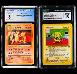 Pokemon Arcanine 1998 CD / Black Star Promo Electabuzz 46 CGC GEM MT 10 Vintage! - Image 1