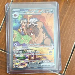 Pokemon Arven's Mabosstiff ex Special Illustration Rare Holo Sv10 235/182 - Image 1