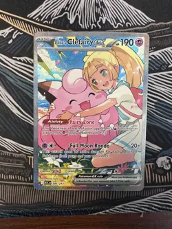 Lillie’s Clefairy ex 280/217 SIR Secret Full Art Pokemon ME03: Ascended Heroes - Image 1