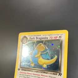 Pokemon Dark Dragonite 1st Edition Holo Rare Team Rocket 5/82 - Image 3