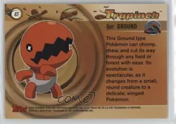 Trapinch Topps Pokemon Advanced #83 2003 - Image 2