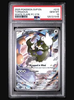 2025 POKEMON SVP EN TORNADUS Pokemon Center Exclusive PSA 10 - Image 1