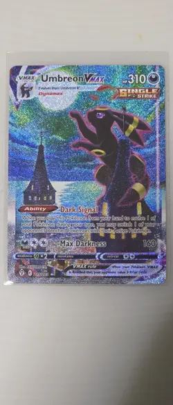 Pokemon Umbreon VMAX Full Art Holo Ultra Rare 095/203 Evolving Skies 310 HP - Image 1