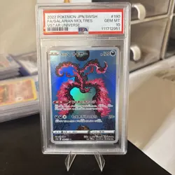 2022 Pokemon SWSH VSTAR Universe JP Galarian Moltres Art Rare #190/172 PSA 10 - Image 1