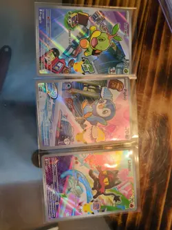 Pokemon TCG First Partner Illustration Collection Chimchar, Turtwig, Piplup NM - Image 1