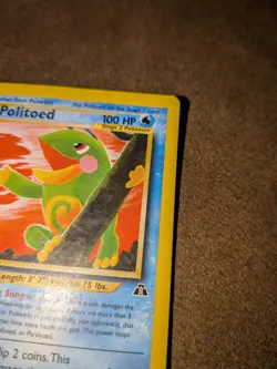 Pokemon Politoed 27/75 - Neo Discovery - Rare - 2001 WotC Vintage - Image 3