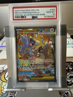 Pokemon TCG MEGA KANGASKHAN ex 182/132 Mega Evolution PSA 10 GEM MINT - Image 1