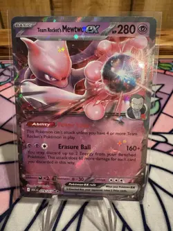 Pokemon Team Rocket's Mewtwo ex 79/217 Holo Ascended Heroes - Image 1