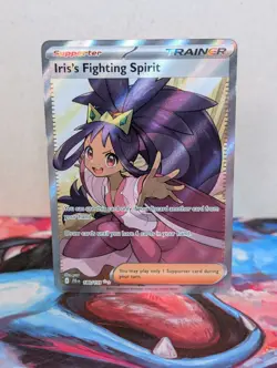 Iris's Fighting Spirit 180/159 Ultra Rare Journey Together Pokemon TCG - NM - Image 1