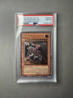 2009 Yu-Gi-Oh! Red Dragon Archfiend/Assault Mode CRMS 1st Edition UTR PSA 8 - Image 1