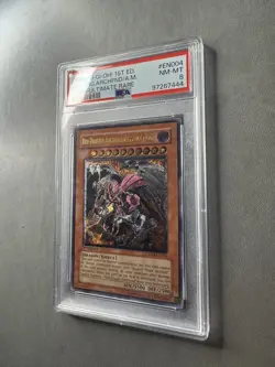 2009 Yu-Gi-Oh! Red Dragon Archfiend/Assault Mode CRMS 1st Edition UTR PSA 8 - Image 2