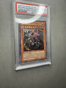 2009 Yu-Gi-Oh! Red Dragon Archfiend/Assault Mode CRMS 1st Edition UTR PSA 8 - Image 4