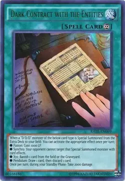 Dark Contract with the Entities - RATE-EN099 - Ultra Rare - Unlimited Edition - - Image 1